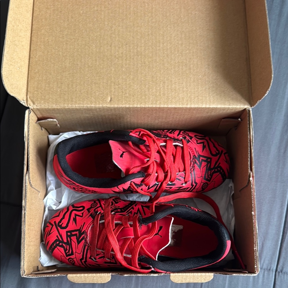 Puma Tacto II CP FG/AG Jr red black